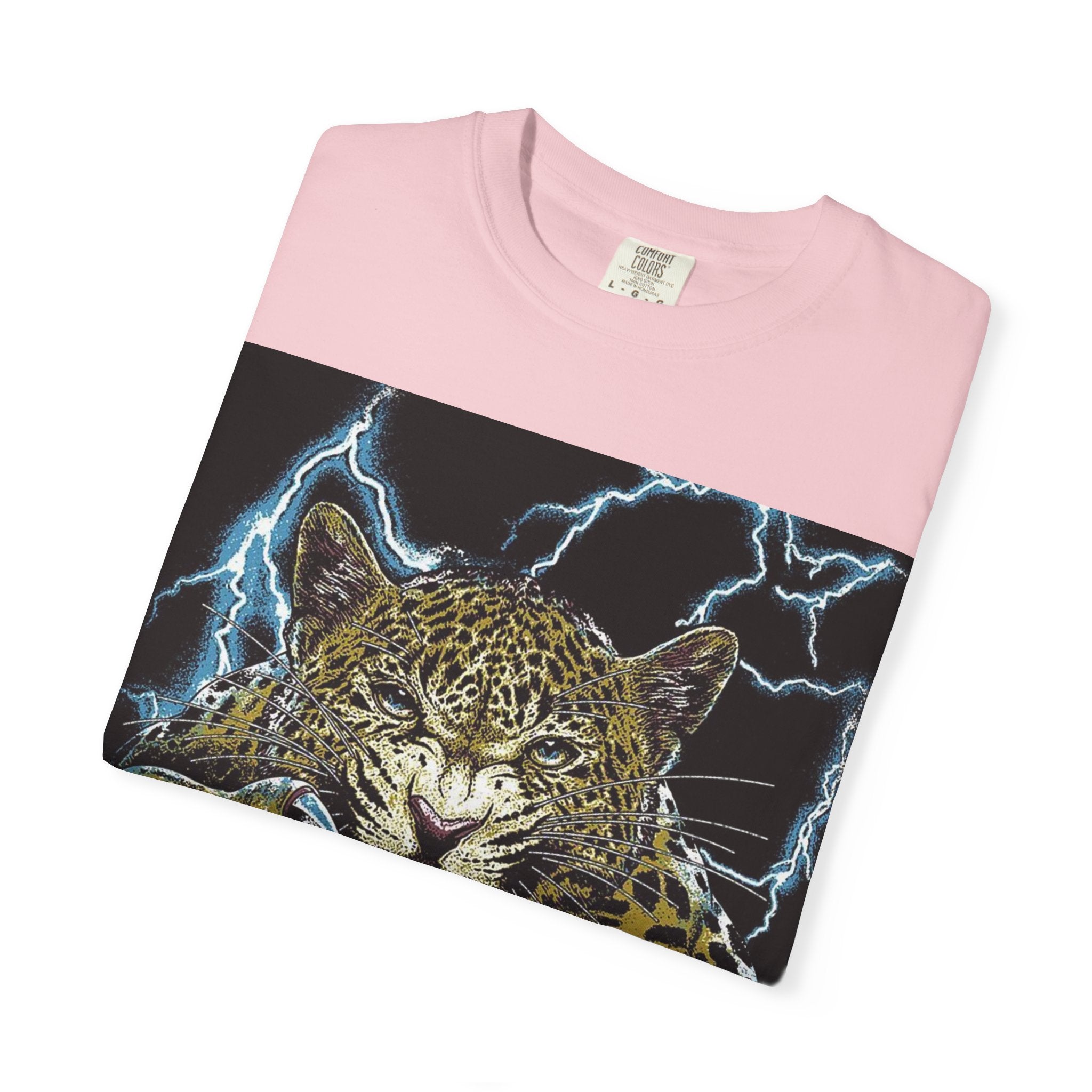 Reality Department - Leopard Strike Lightning Graphic Tee