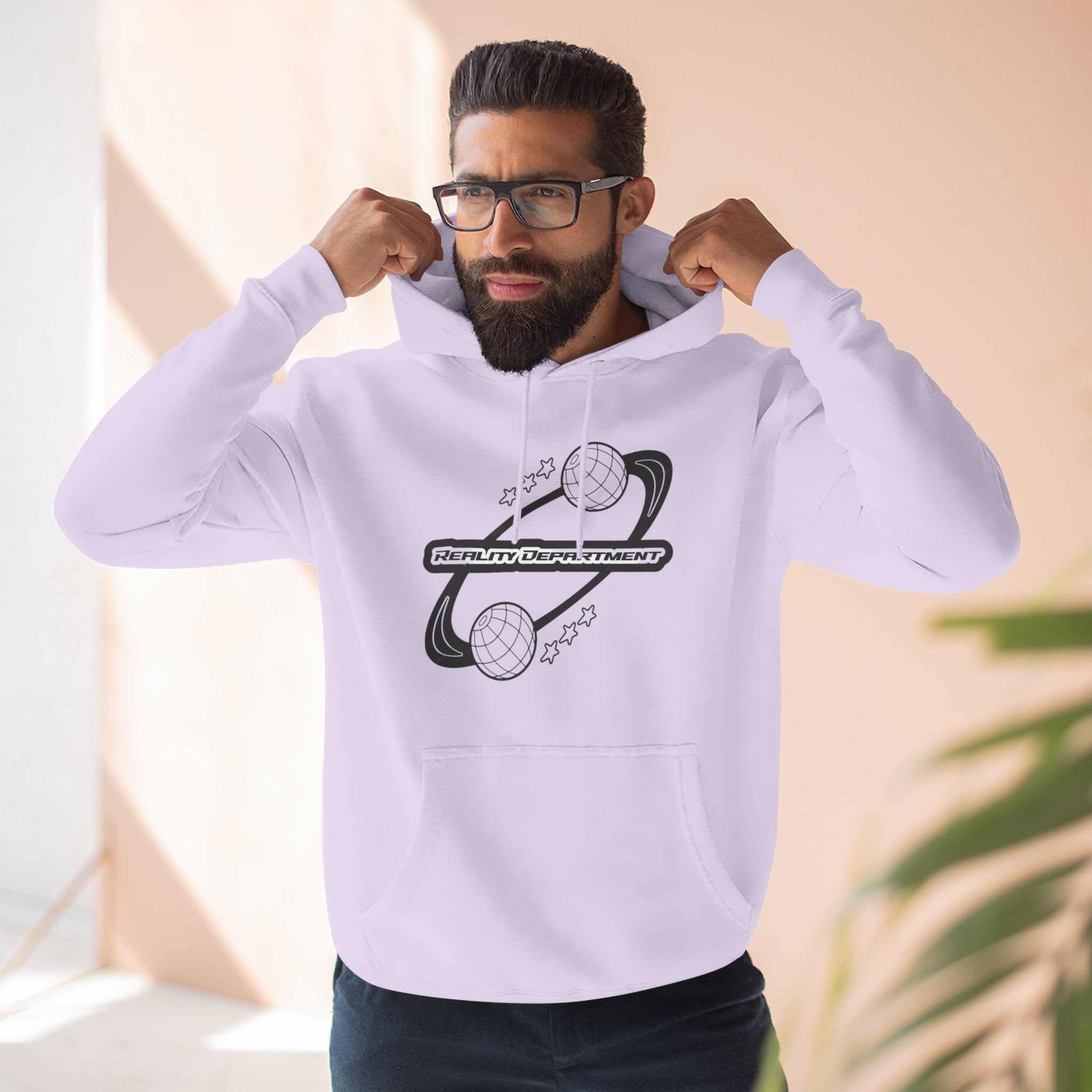 Reality Department - Ghost Face Back Print Hoodie