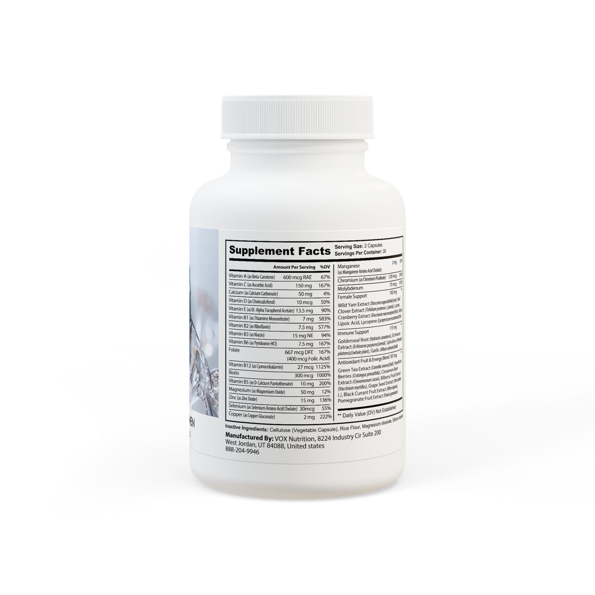 Reality Department - Multivitamin for Women Supplement (60 Capsules)