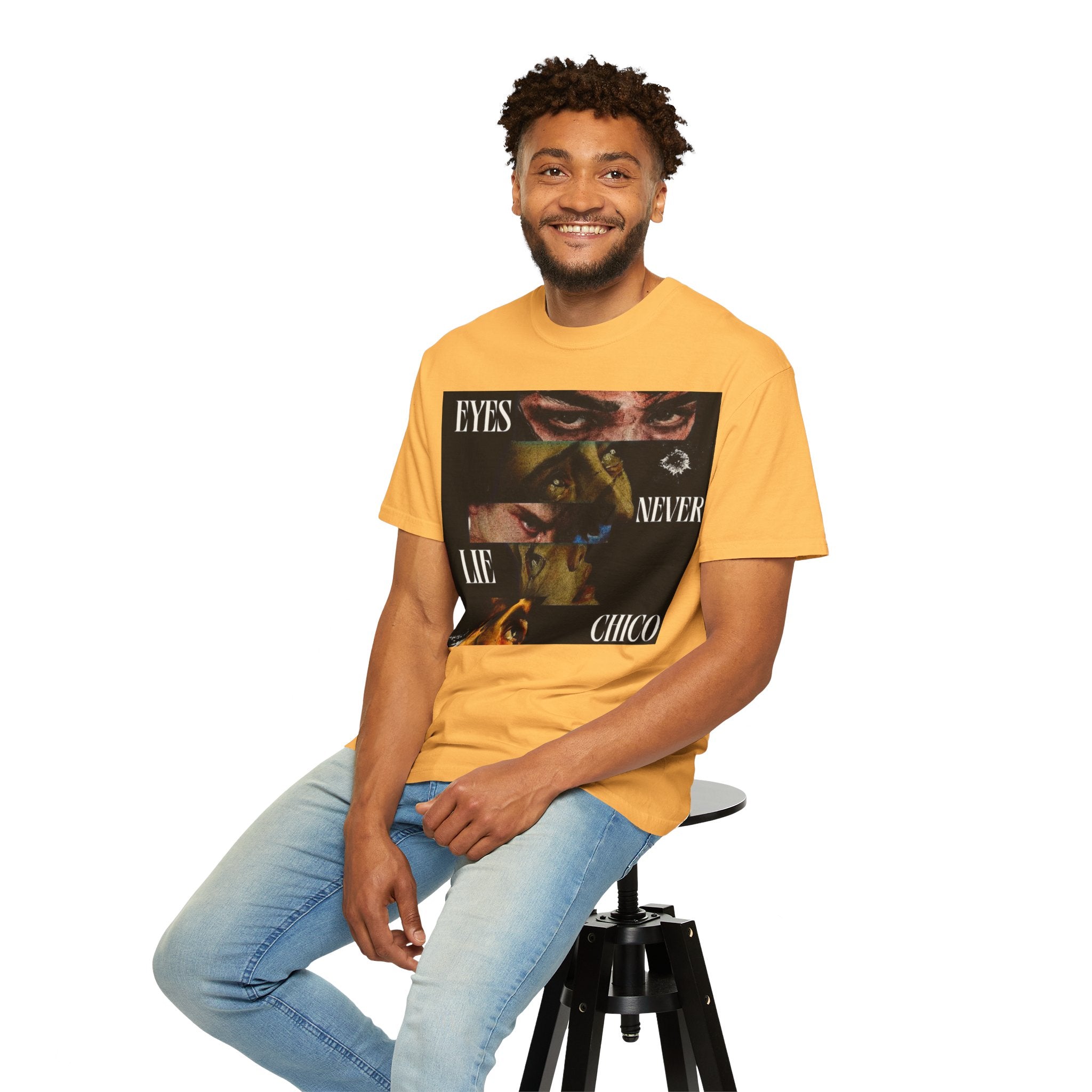 T-Shirt — ‘Eyes Never Lie Chico’ Graphic Tee