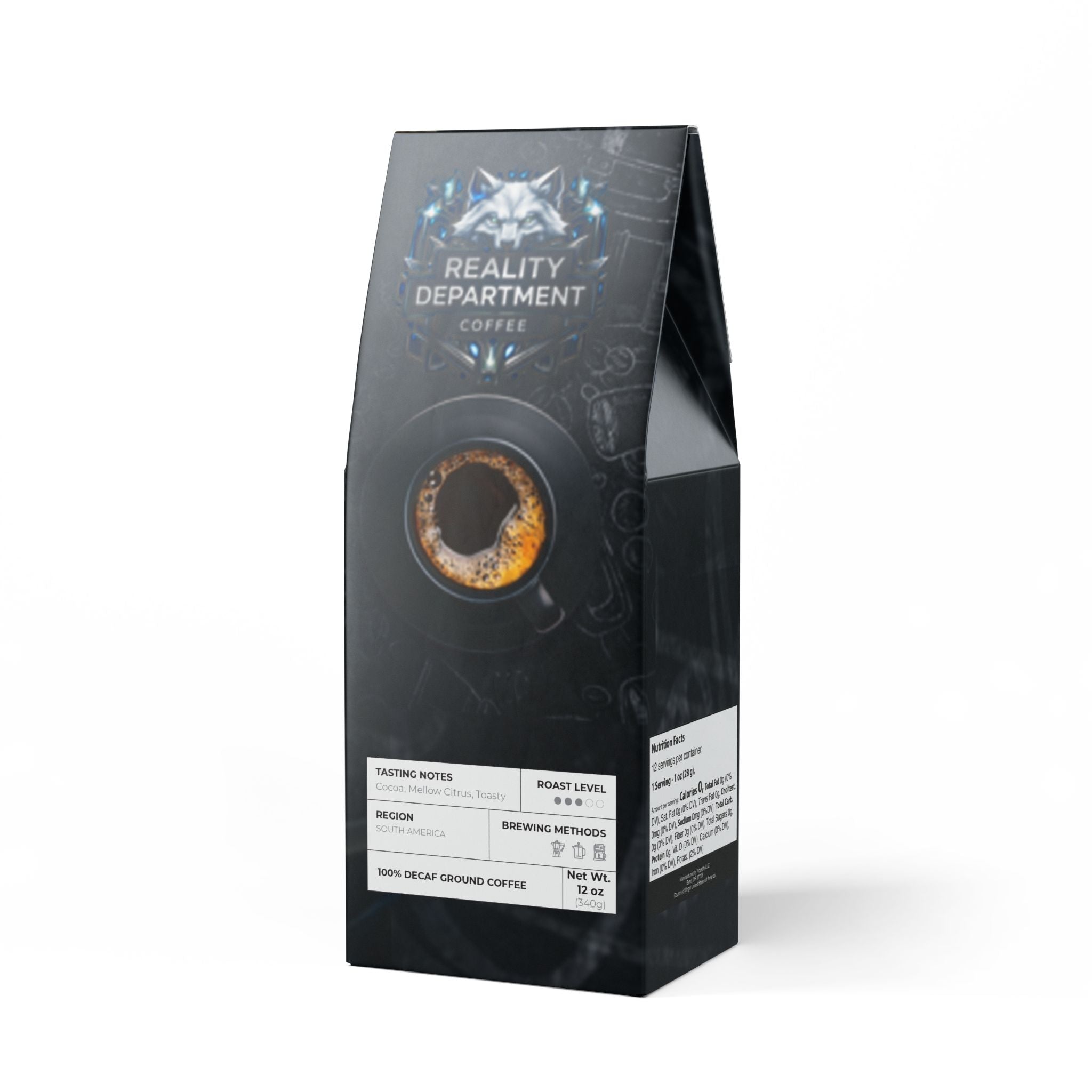 Reality Department - Trapper Peak Decaf Coffee Blend (Medium Roast)